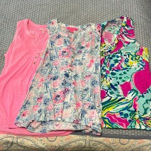 Lilly Pulitzer Essie Tank top Bundle